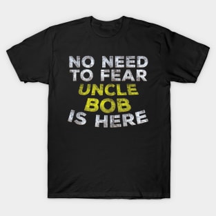 BOB Funny Uncle Gift Family Graphic Tee Name Text T-Shirt